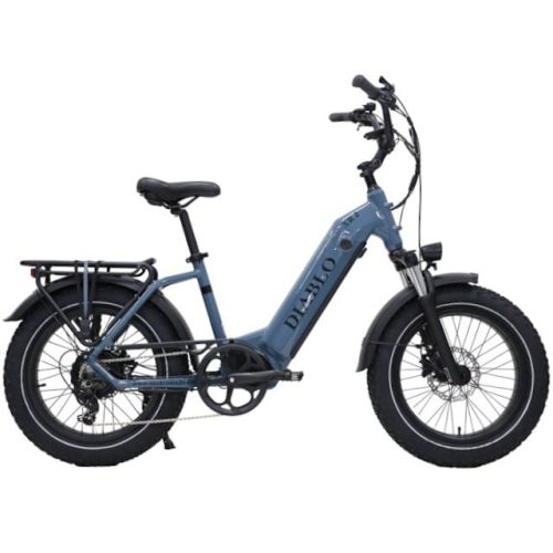 Diablo XR2 Elektrische Fatbike 7 Speed Dark Blue
