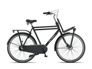 Altec Retro Transportfiets 28 inch Heren 50 cm Mat Zwart