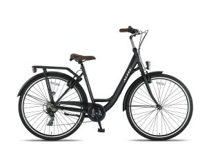 Altec Metro Damesfiets 28 inch 49 cm Mat Zwart