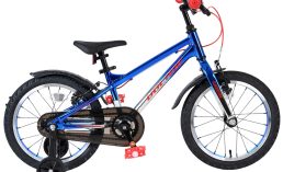 Volare Chrome Kinderfiets 16 inch Jongensfiets Blauw Zilver Twee Handremmen